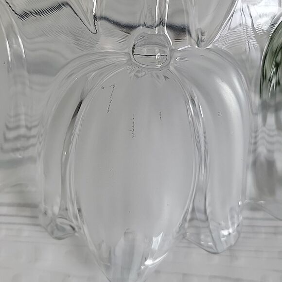 Mikasa Vintage Tulip Bowl Frosted Satin And Clear - Picture 5 of 7